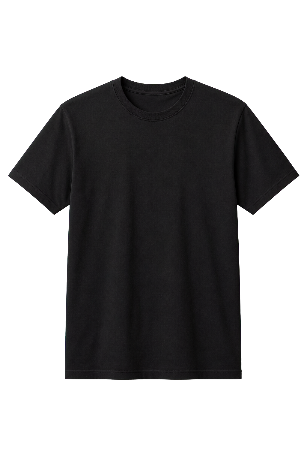 Camiseta preta personalizável